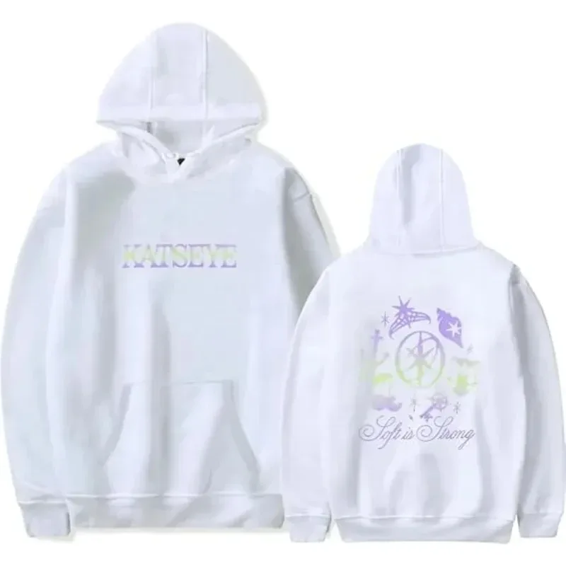 2026 New Katseye men and women casual hooded sweatshirts large sleeve jerseys thick hooded sweatshirt couple