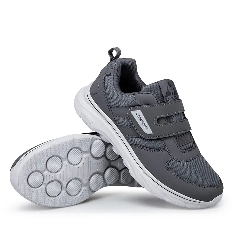 Men's Diabetic Shoes for Elder Orthopedics Feet Swollen Adjustable Walking Shoe Casual Sneakers Elderly Foot Pain Relief