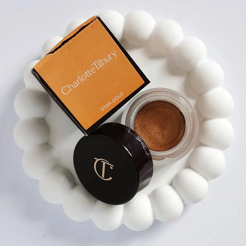 Charlotte Brand Senaste Stil 9 Färger Ögonskuggspalett & Högglans Reparation Ädelstensskiva Natur Lätt att färga Tilbury Cosmetics