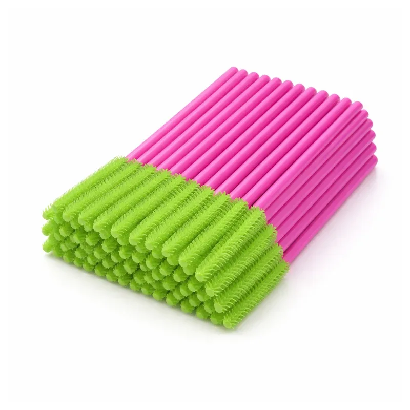Silicone Eyelash Brush Mascara Wands Applicator Eyebrow Comb Rod Spoolies Eyelashes Brushes Lash Extension Supplies Makeup Tools