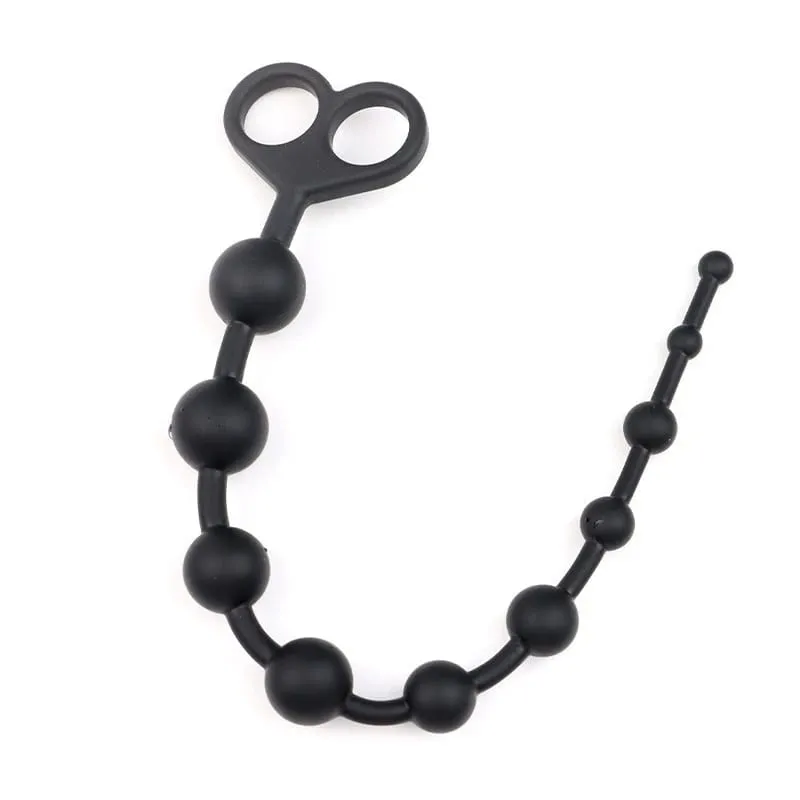 Anal Beads Masturbator Anal Plug Gay Anal Dildo Toy Butt Plug Nipple Stimulator Masturbation Tools Anal Women Men Anal Sex Toy