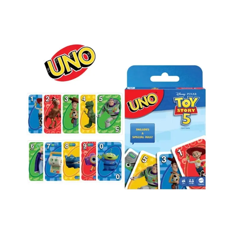 Mattel Games UNO Flip! Toy Game Board Game Cards Hot Wheels No Mercy Super Mario Toy Story DOS Minecraft Elite F1 Collectible