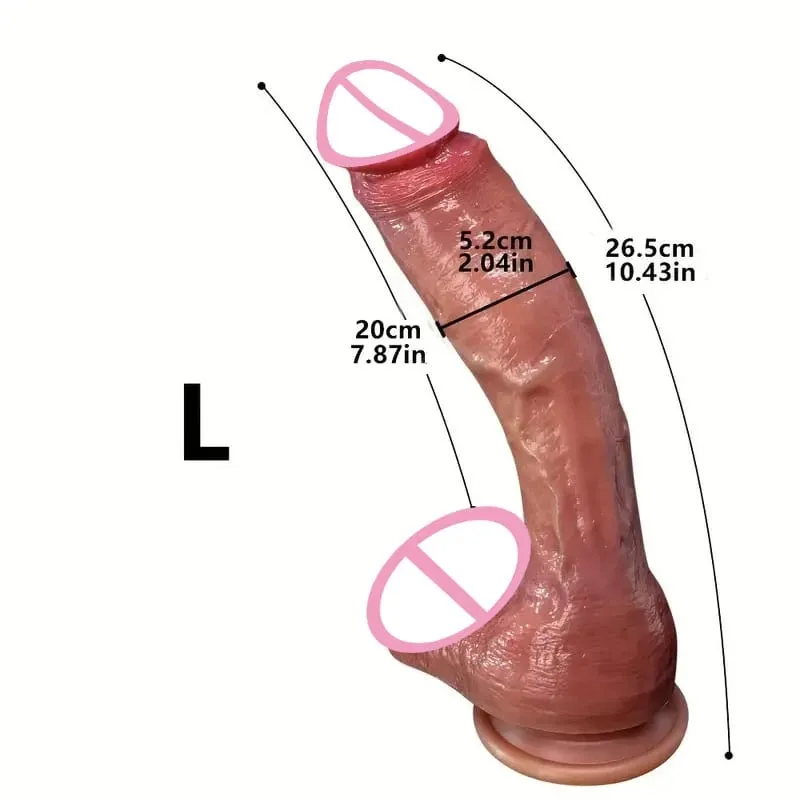 Huge Thick Realistic Dildo Big Penis Double Penetration Anal Plug Vagina Masturbator Fake Dick Adult Sex Toy for Women Sexuales