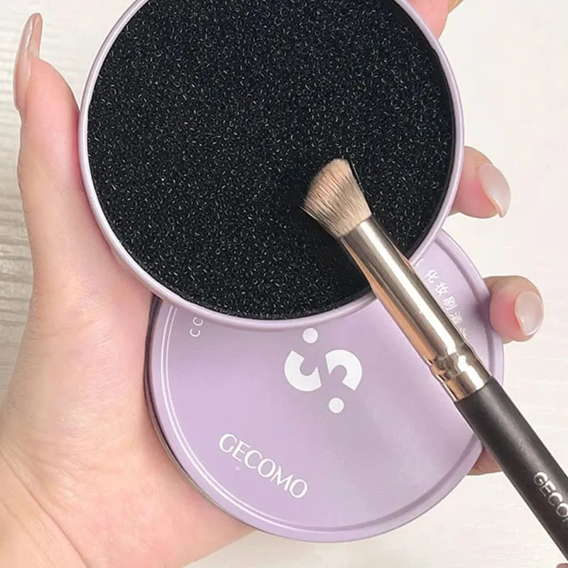 【M】Makeup Brush Cleaning Box Quick Clean Sponge Eyeshadow Brushes Dry Cleaner Cosmetic Wash Clean Powder Tool Makeup Accessories
