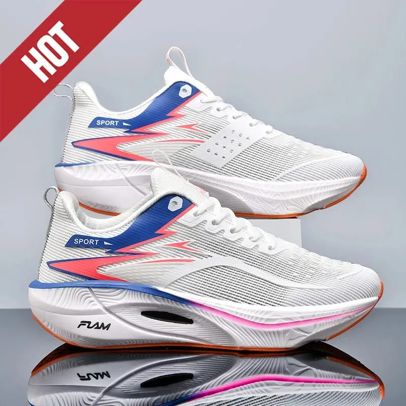 Running Shoes Carbon Board Speciality Marathon Men Sports Breathable Lightweight Women's Comfortable Athletic Nonskid Sneakers