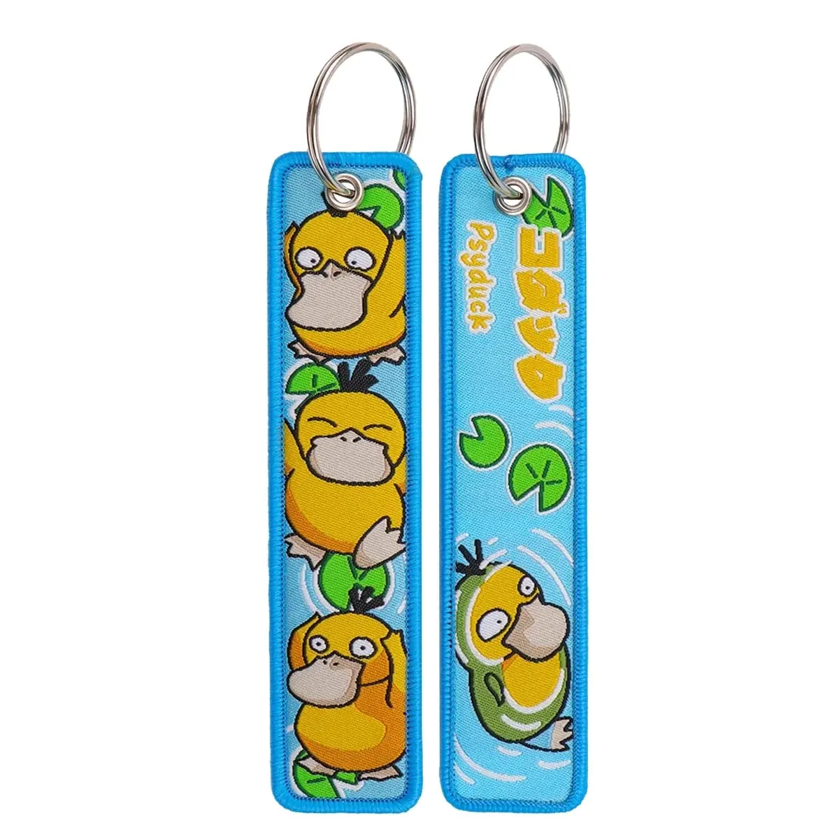 HOT Koop Pokémon Anime Monsters Sleutelhanger voor Auto Rugzak Sleutelhouders Borduren Sleutelhangers Sleutel Tag Jet Tag Accessoires Gif 1pcts
