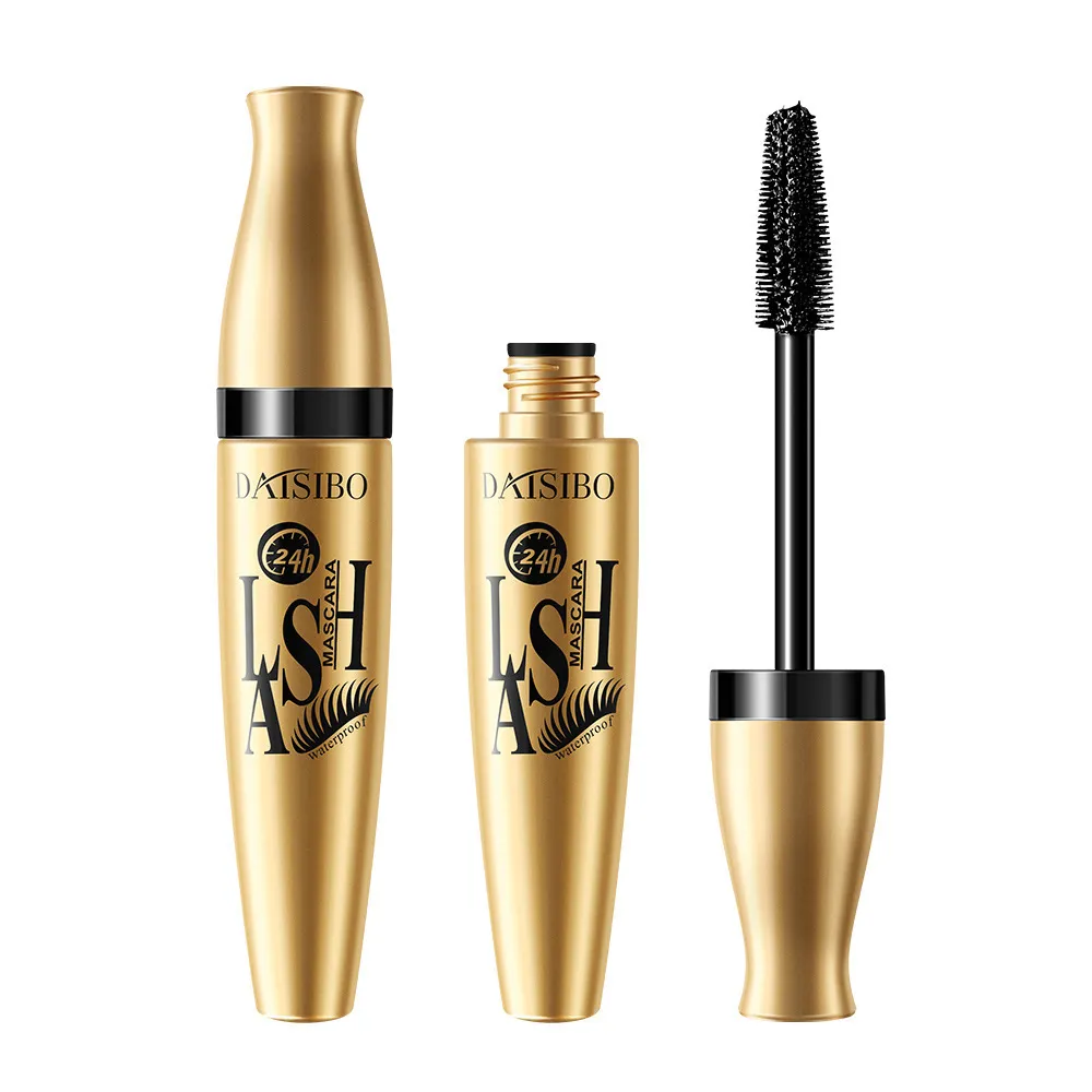 3D Fiber Mascara Long Black Waterproof Black Mascara Volume Curling Eyelash Extension Makeup Cosmetic Mascara Liquid