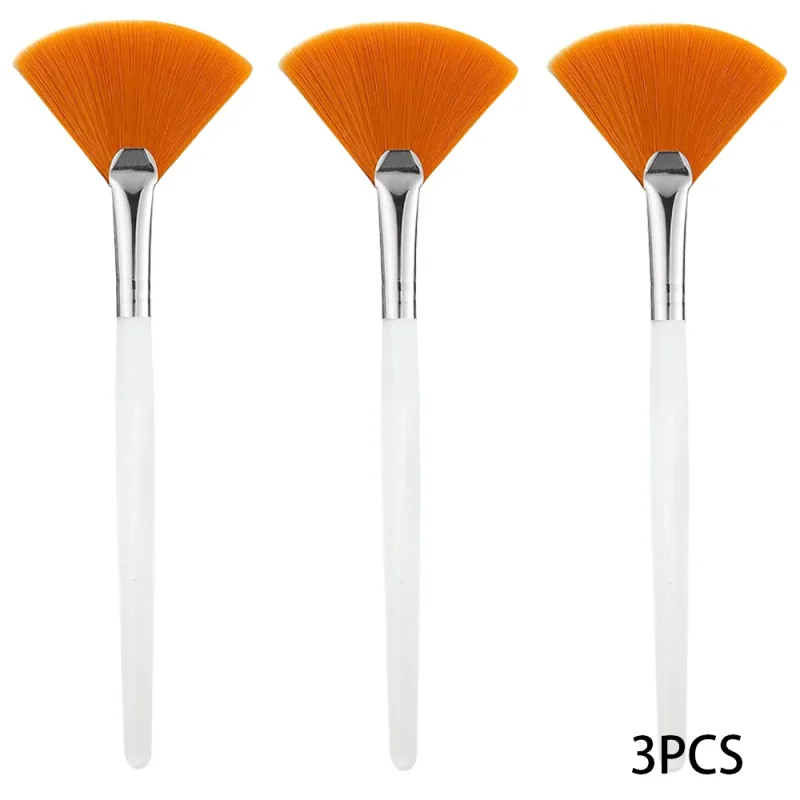 3/9 Pieces Facial Fan Mask Brushes Soft Mask Brush Applicator Esthetician Facial Mask Brushes For Women Girls Cosmetic Tools