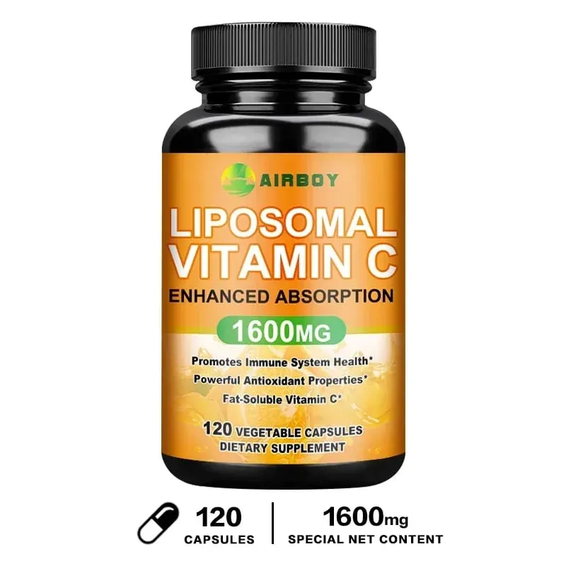 Liposomales Vitamin C 1600 mg – fördert die Kollagenproduktion und unterstützt das Immunsystem. Starkes Antioxidans