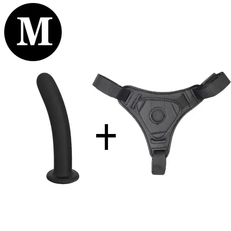 Adjustable Silicone Strap On Dildo Harness Set S M L Sizes Realistic Penis Panties for Women Lesbian Couples G-Spot Anal Vaginal