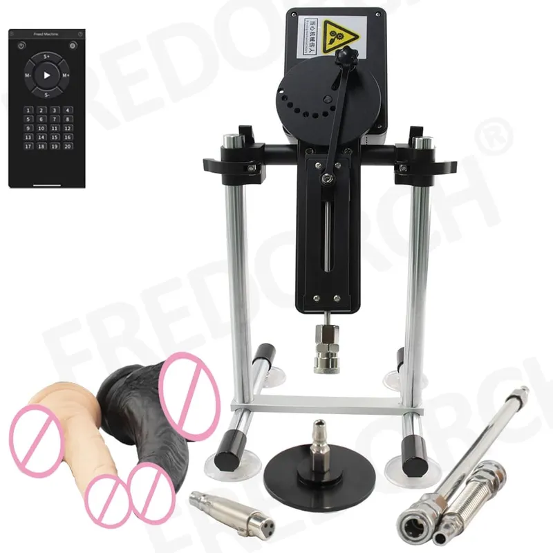 NEW Automatic Sex Machine for Couples with Dildo Attachments Vibrator Adult Toy for Men Women Female Masturbation Vagina 70W