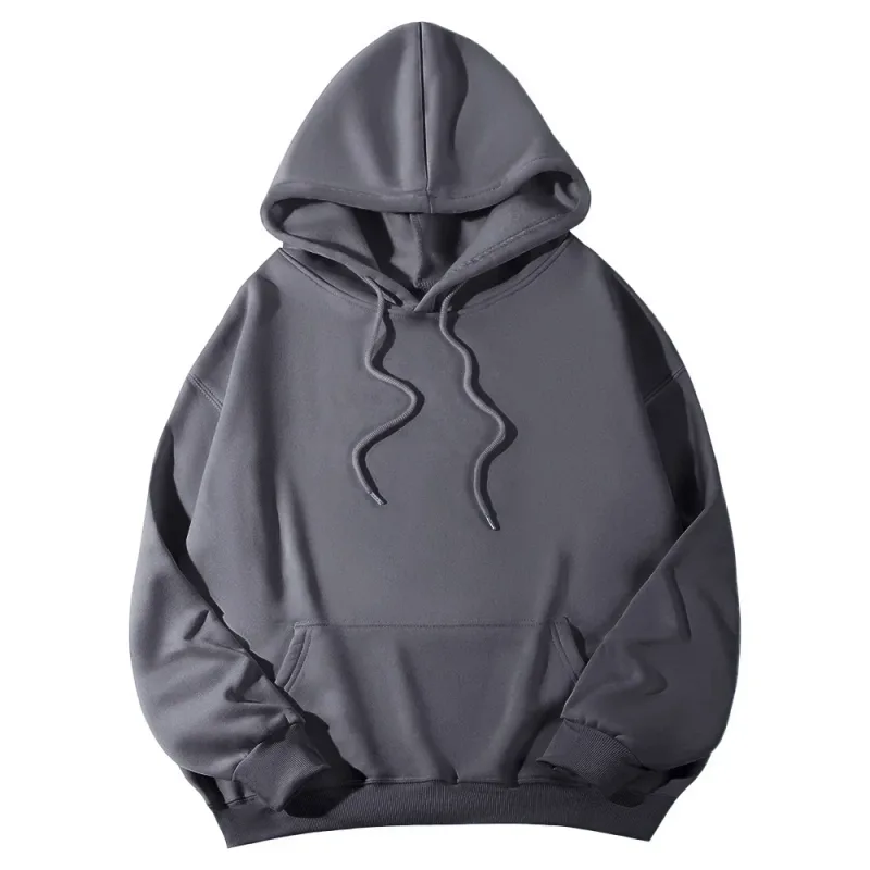Autumn Winter Fleece Hoodies Fashion Casual Sweatshirts Men Women Harajuku Warm Oversized Pullovers 11 Colors Hip Hop Streetwear