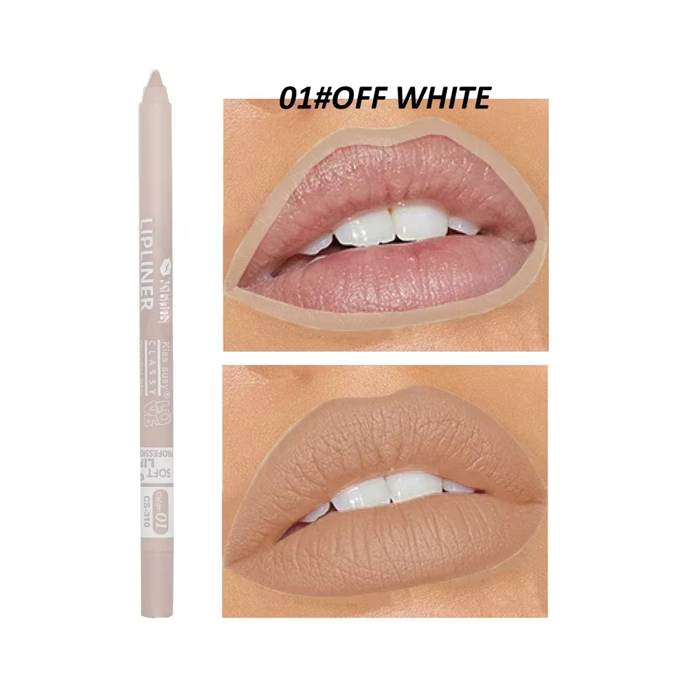 20 Color Matte Lipliner Pencil Waterproof Natural Red Brown Pro Lip Liner Makeup Lips Contour High pigment Lipstick Cosemetic