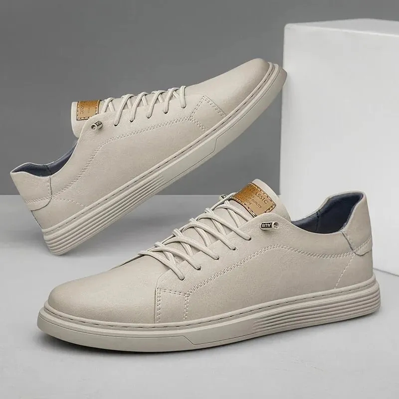 Brand Italian Genuine Leather Casual Shoes Men's Oxford Outdoor Black Jogging Shoes Men's Office Dress Shoes Big Size：36-47