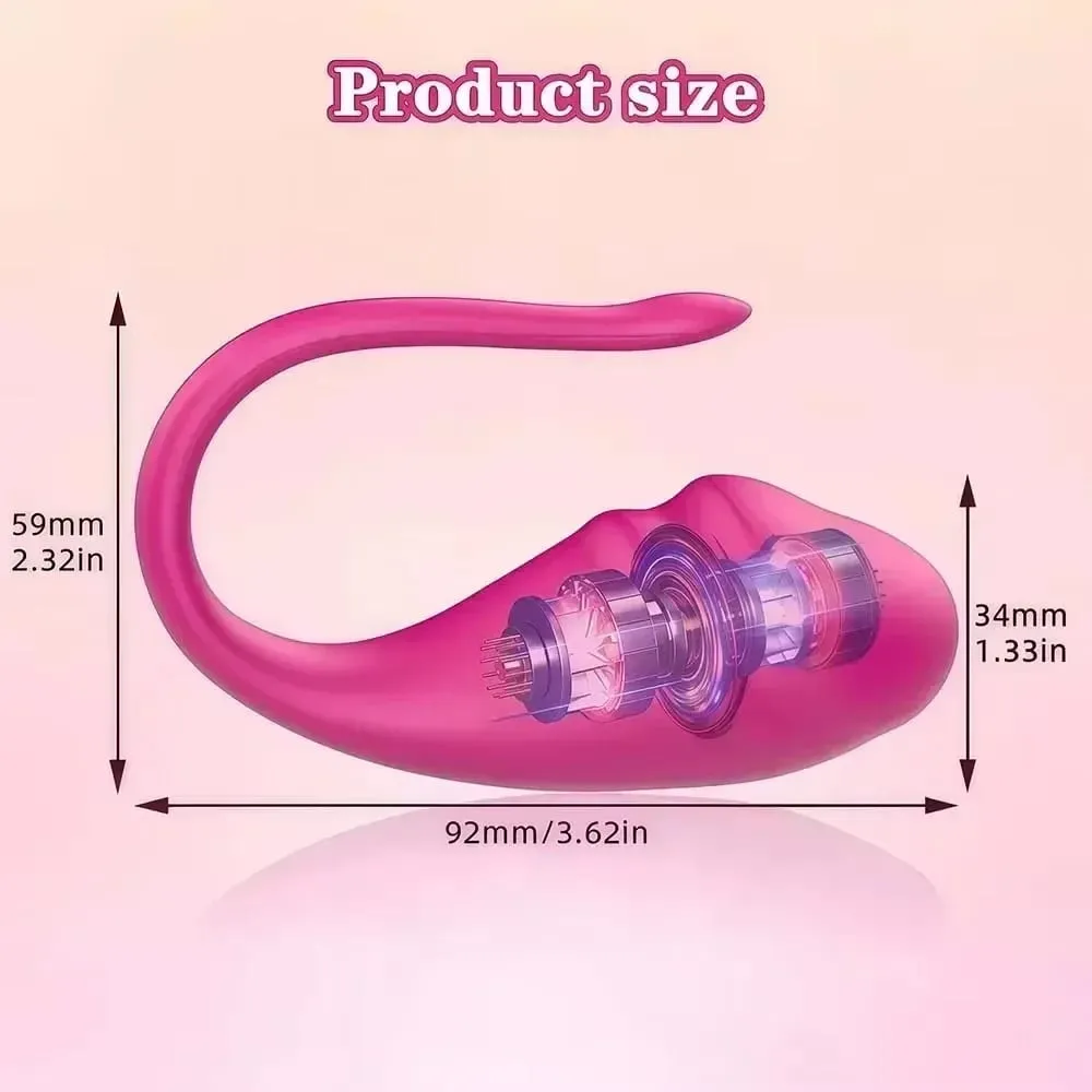 Powerful Wearable App Control Egg Vibrator U Type Clitoral Vaginal Stimulator for Couples Massage G Spot Sex Toy for Women 18+ — image 6
