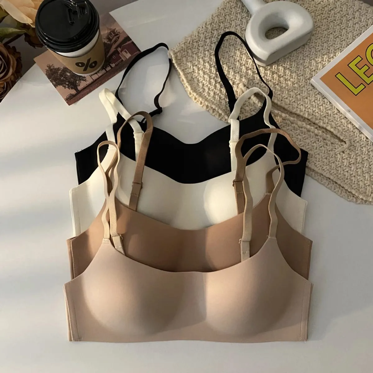 Seamless Bras For Women Small Chest 1/2 Cup Push Up Bra Non-Wire Bra Women Support Underwear Sexy Lingerie Female Intimates