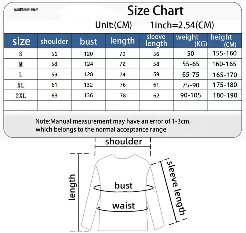 outdoor Self-Adhesive SATISFY Print Sweatshirt Round neck Jacket Street Style Loose Fit Long Sleeve Warmth for Young Men And Wo