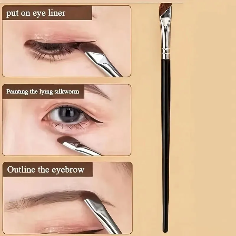 5pcs Eyeliner Brush Set with Tilted Fine Blade Suitable for Precise Application - Suitable for All Skin Types. — image 6