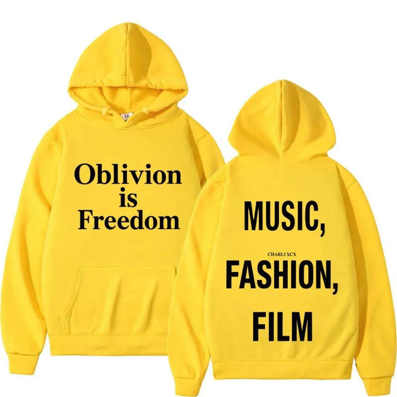 XCX Album Music Fashion Film Tour 2026 Print Hoodie Men Women Fashion Pullover Casual Hip-hop Sweatshirt Fan Gifts
