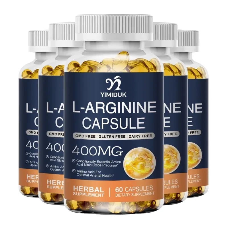 L-Arginine Capsules & L-Citrulline for Reproductive Health Prolong Intimacy Vitality Renewal Blood Circulation Muscle Growth