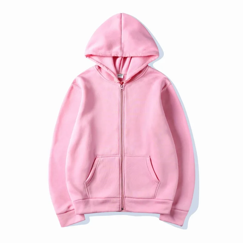 Women Fleece Zip Up Hoodies Running Sports Sweatshirts Fashion Female Classic Casual Zipper Jackets Y2k Hip Hop Streetwear
