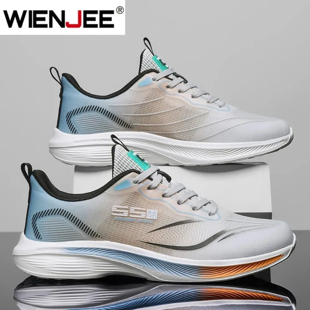 Men Running Walking Knit Shoe Casual Sneakers Breathable Sports Running Athletic Gym Lightweight Outdoor Women Shoes Size39-47