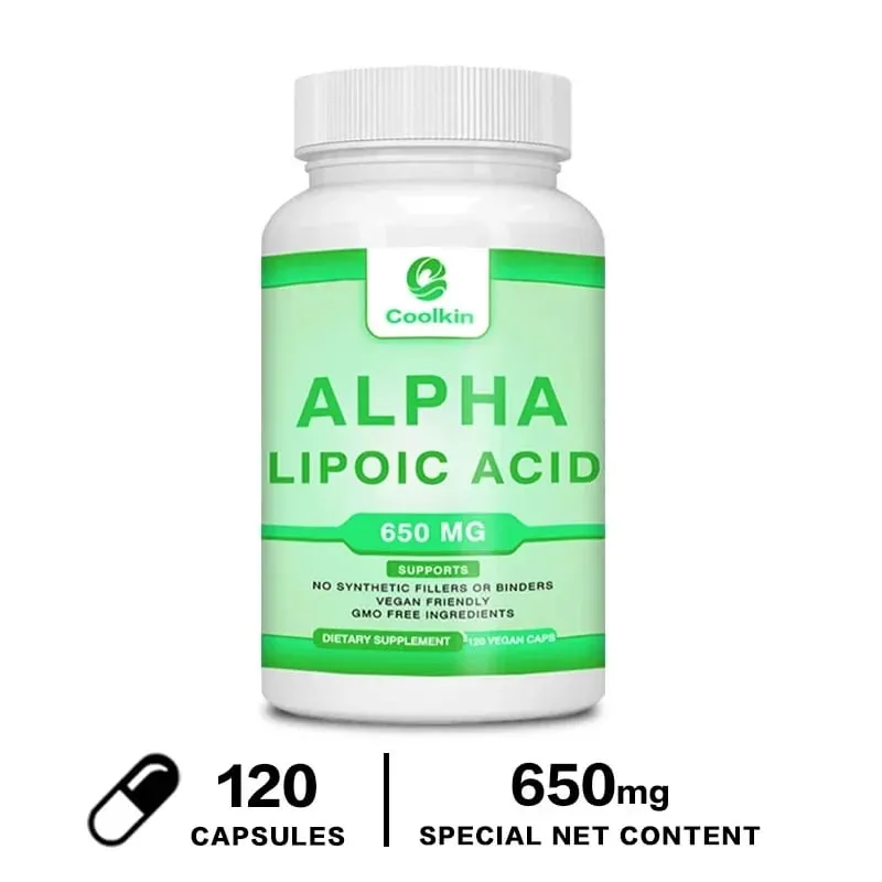 Alpha Lipoic Acid - for Nerve Health Circulation Brain Function Cognition Support Antioxidant Nutritional Supplement