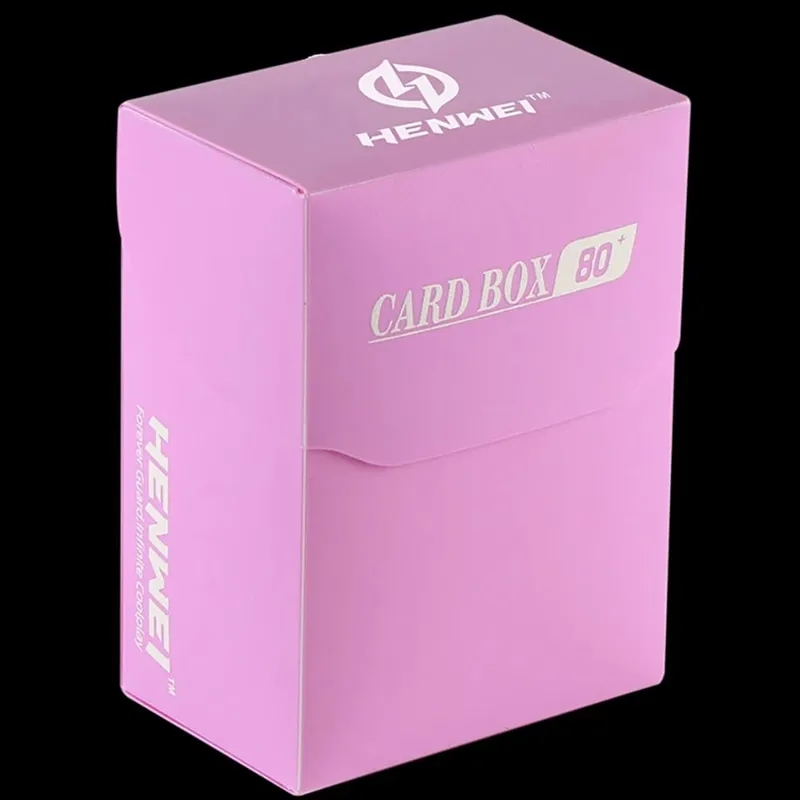 80+Card Deck Box PP Material Portable Many Color TCG Cards Case for MTG/YGO/TCG Gathering PP Storage