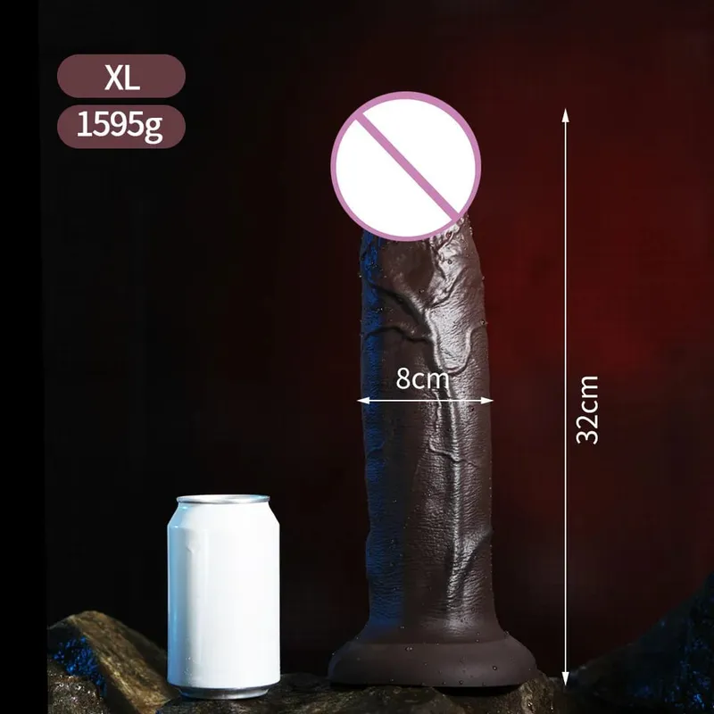 Super Realistic Long Dildo Soft Silicone Anal Dildos Strapon Dick Butt Plug Masturbator Penis Adult Sex Toys for Men Women