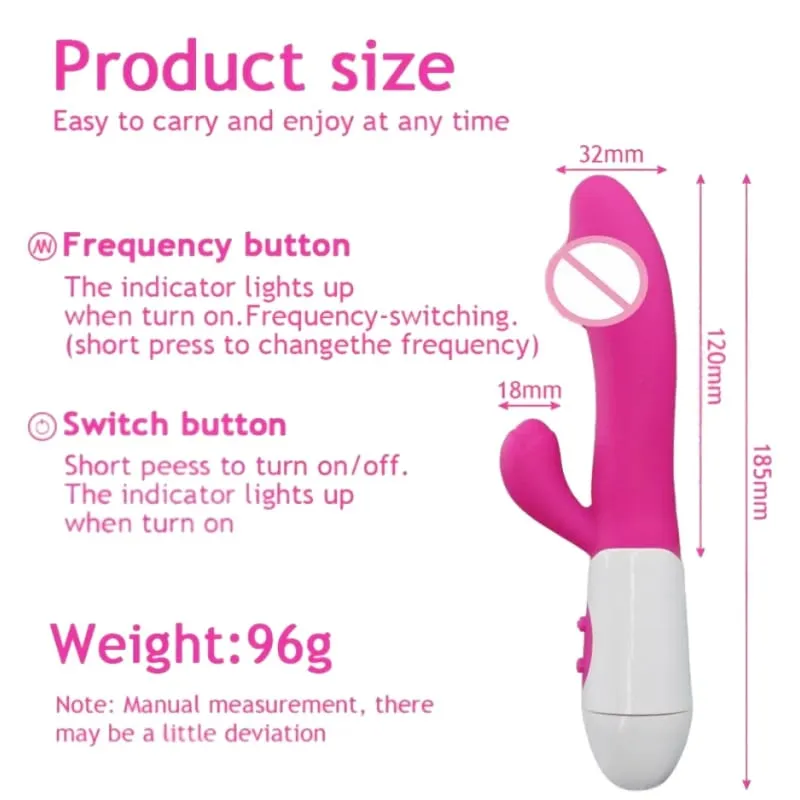 Silikon G-spot Tavşan Vibratör Çift Titreşim Klitoral Masaj 10 Hız Şarj Edilebilir Su Geçirmez Zevk Kadınlar için Seks Oyuncak