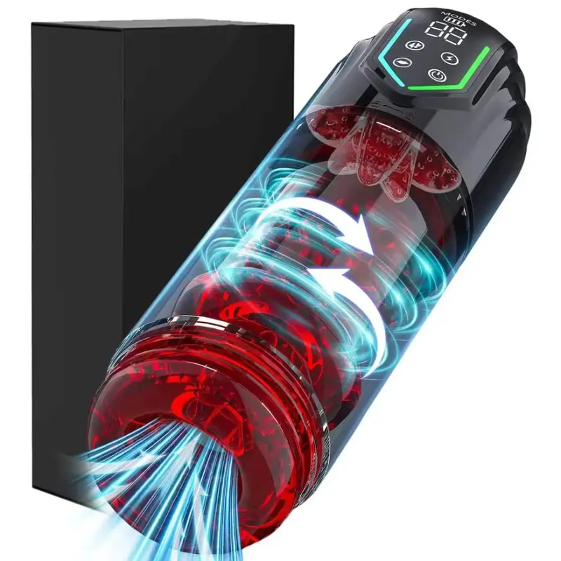 Automatic Male Masturbator Telescopic Rotation Vagina Masturbation Equipment Sex Toys for Men Goods for Adults Piston Mastubator