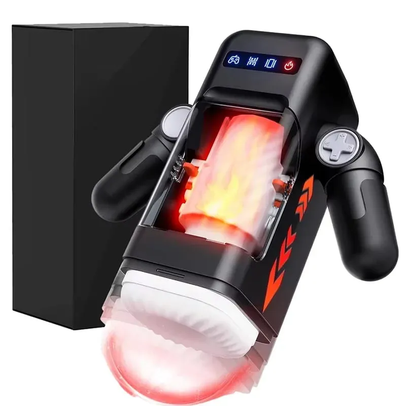 Upgrade Handle Thrusting Vibrating Speeds Sex Automatic Men Machine Masturbator Cup Blowjob Adult Sex Toys for Men Male — image 1
