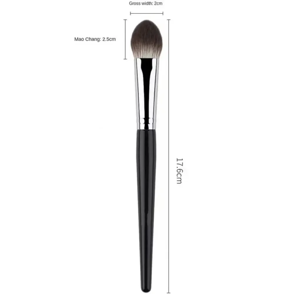 1/2Pcs Mini Peach Heart Blush Brush Small Flat Precise Face Brush Multi Use For Powder Cream Liquid Blush Beauty Makeup Gift — image 6