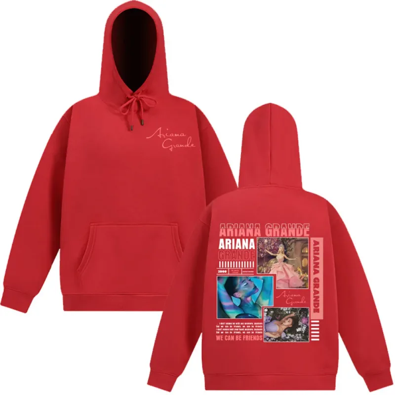 Singer Ariana Grande Album Cover Aesthetics Hoodies Men Women Fashion Sweatshirt Autumn Winter Long-sleeved Vintage Pullover Top