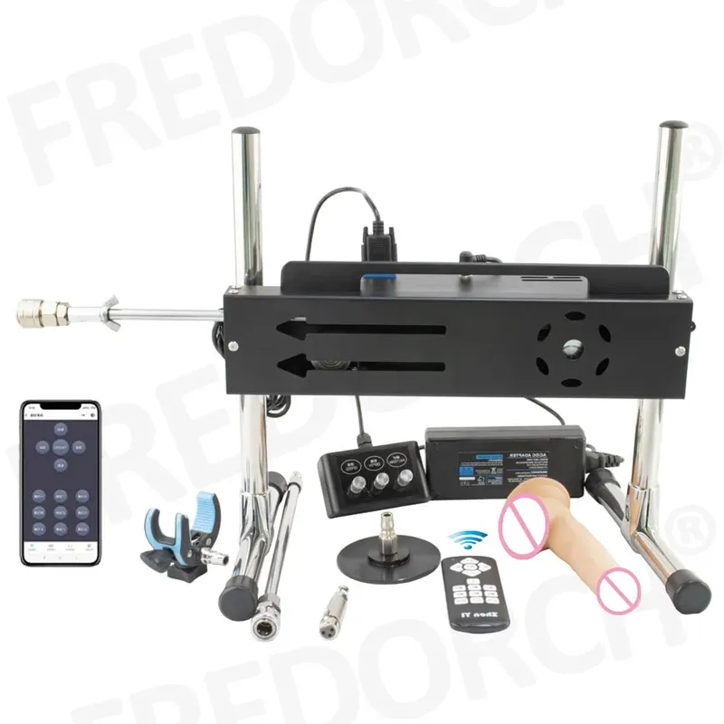 200W Turbo Gear Powerful F21S Sex Machine APP/Wired/Wireless Control Love Machine with Big Dildo Adult Toy 3-15cm Strok