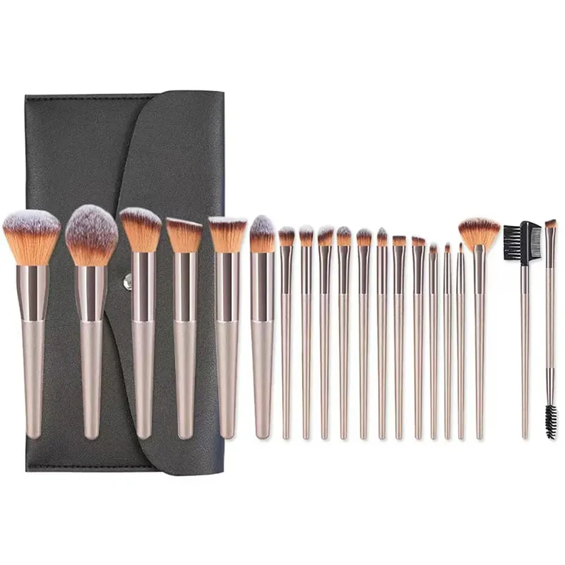 15Pcs Makeup Brushes Set With Bag Eye Shadow Powder Foundation Lip Professional Beauty Tool Make Up Brush
