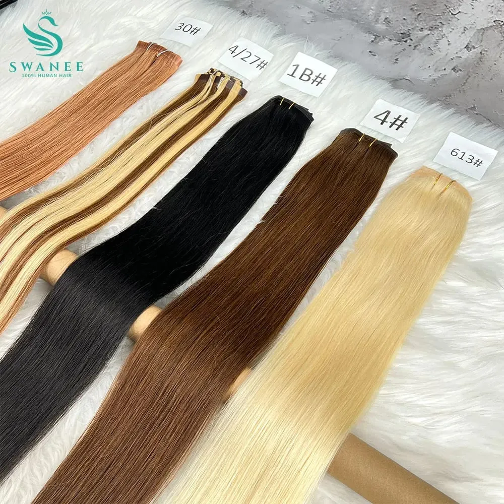 Clip in Hair Extensions Real Natural Hair Virgin Straight Set 7 Pcs/Set Vietnamese Clip in Human Hair Extensions