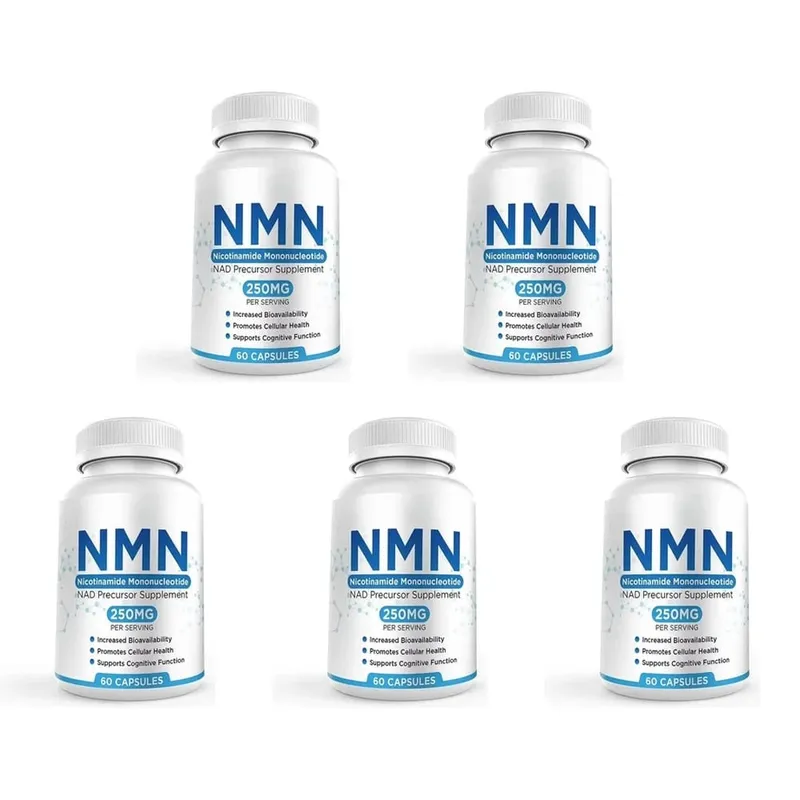 NMN Nicotinamide Mononucleotide Capsules 250 Mg Bawat Paghahatid ng Tumaas na Bioavailability Nagtataguyod ng Cellular Health ng 60 Capsules — image 11