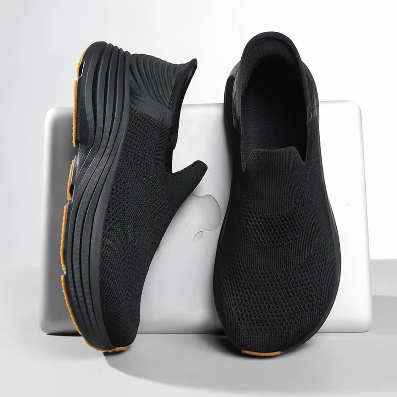 2026 New Slip On Walking Shoes Men Breathable Soft Sole Comfortable Casual Sneakers