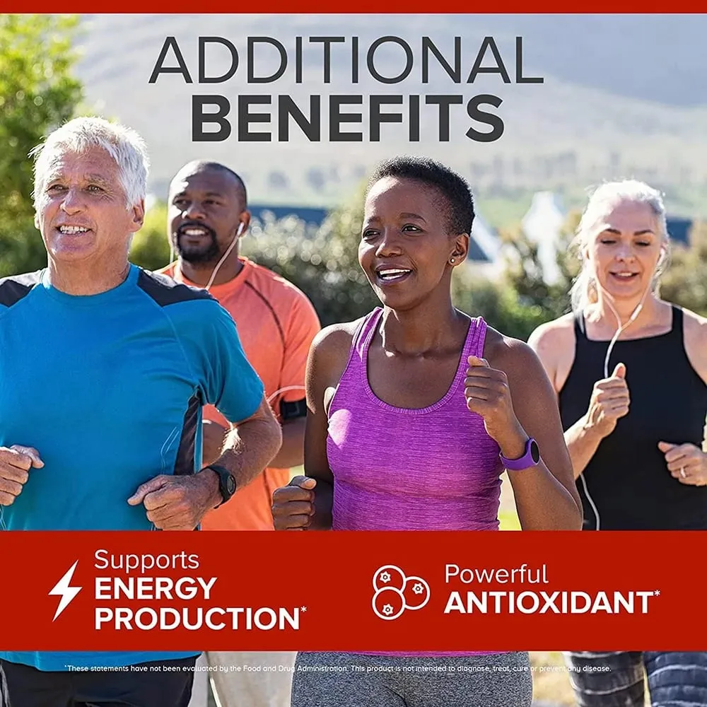 Ultra CoQ10 100mg Softgels 3x Better Absorption Antioxidant for Heart Health & Energy Coenzyme Q10 Vitamins and Supplements