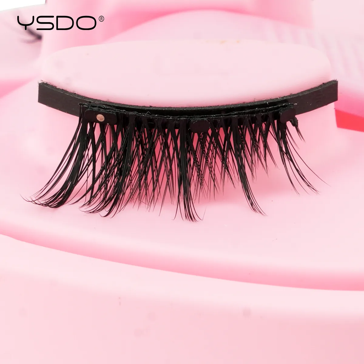 1 Pair Magnetic Eyelashes Fluffy Soft False Lashes With Tweezers Makeup Tool Magnetic Lashes Natural Faux 3D Mink Eyelashes