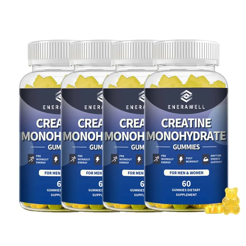 Creatine Monohydrate Gummies Dietary Supplement Supports Workout Recovery Maintenance of Lean Muscle Mass Supports Athletic Performance