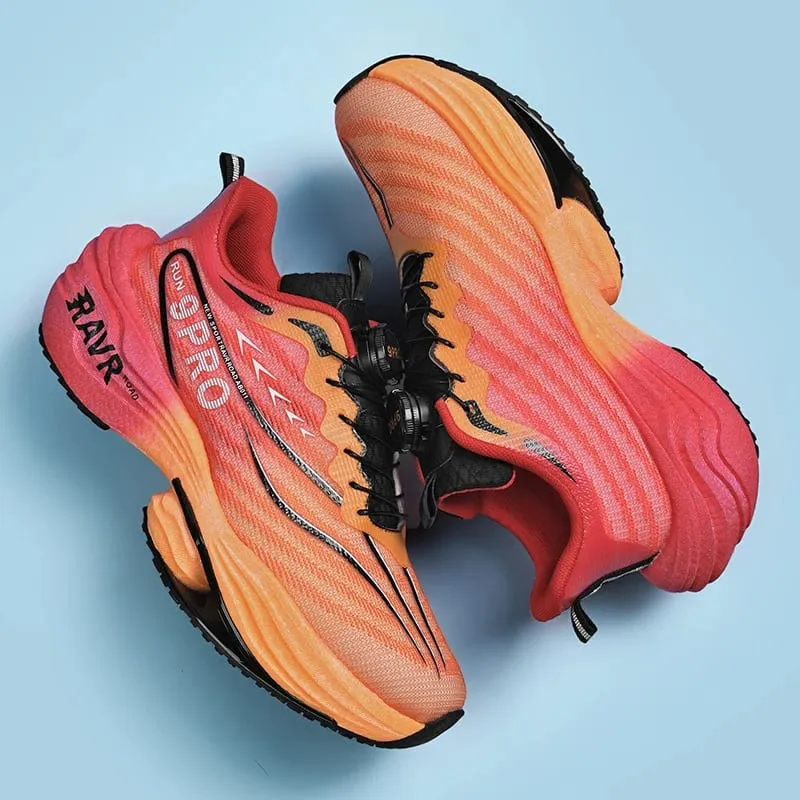 Men's New Sneakers Carbon Plate Cushioning Running Shoes 9PRO MAX Jogging Breathable Mesh Non-Slip Outdoor Shoes Off-road Shoes
