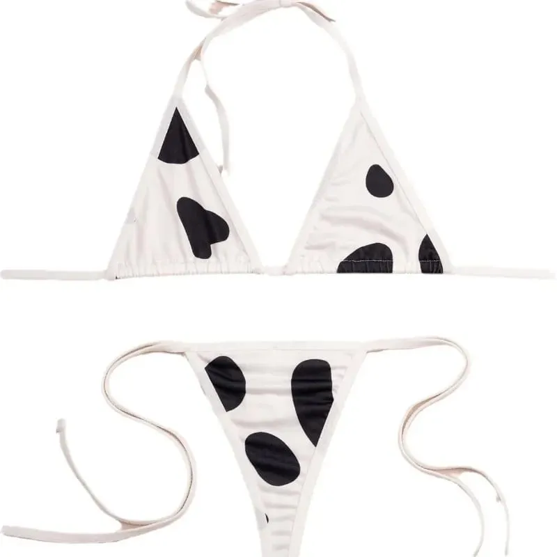 Sexy Underwear European and American Sexy Women's Lingerie Set - Pajama Set (2-piece) Micro Bikini Plus Size Lingerie