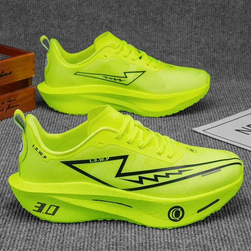 Men's Casual Sports Shoes Soft-Soled Road Running Shoes Lightweight Breathable Non-Slip Wear-Resistant Trendy and Versatile Daily Jogging Sneakers