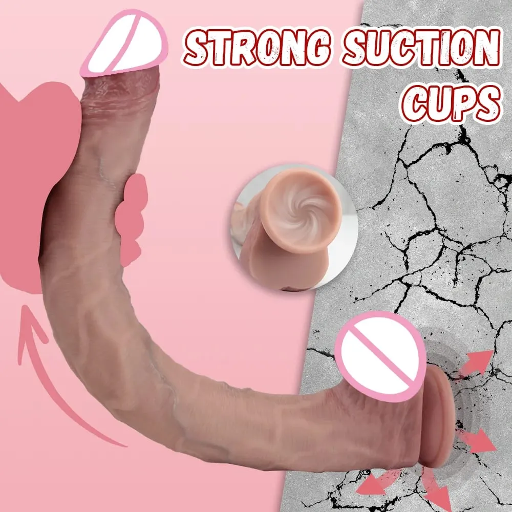42.5cm Long Dildos Realistic Dildo Silicone Big Penis Soft Anal Sex Toys Suction Cup Big Dick For Women Men Adult Masturbators
