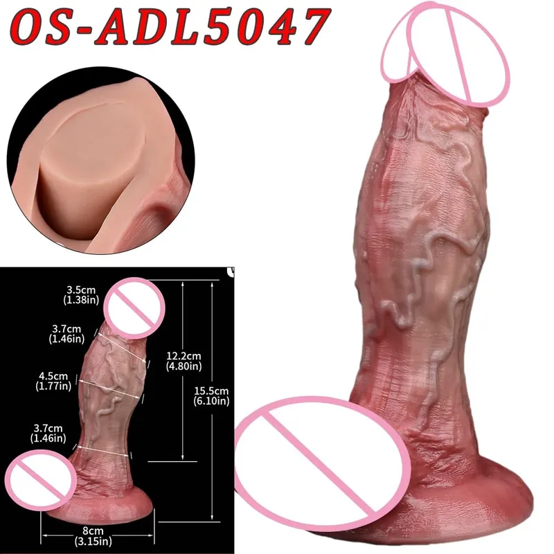 47Cm Thực Tế Dài Dương Vật Giả 2 Đầu Hậu Môn Âm Đạo Kích Thích Đồ Chơi Tình Dục Có Mút Dành Cho Các Cặp Đôi Đồng Tính Nữ Người Đồng Tính Nam trưởng Thành Dụng Cụ