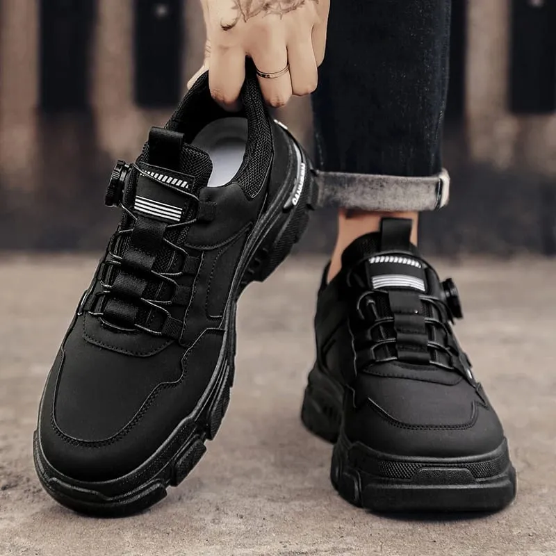 Men's casual sneakers four seasons soft-sole anti-slip breathable light outdoor racing running shoes fashion youth sports shoes