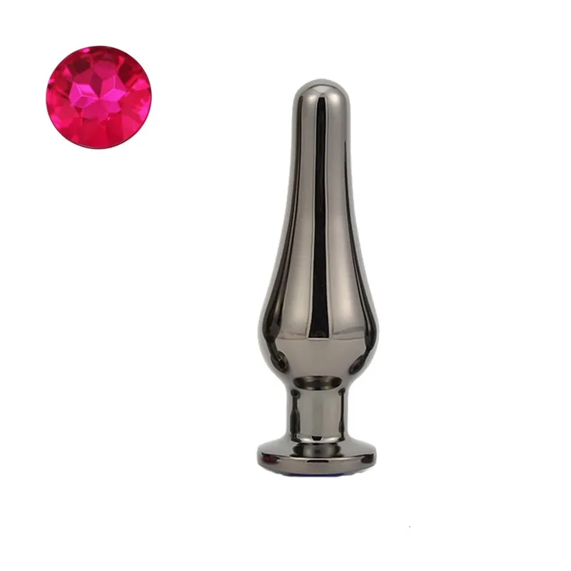 Gun Farbe Edelstahl Anal Plug Dildo Sex Spielzeug Produkte 3 Größen Butt Plug Für Frauen Sex Erwachsene Spiel Prostata massager