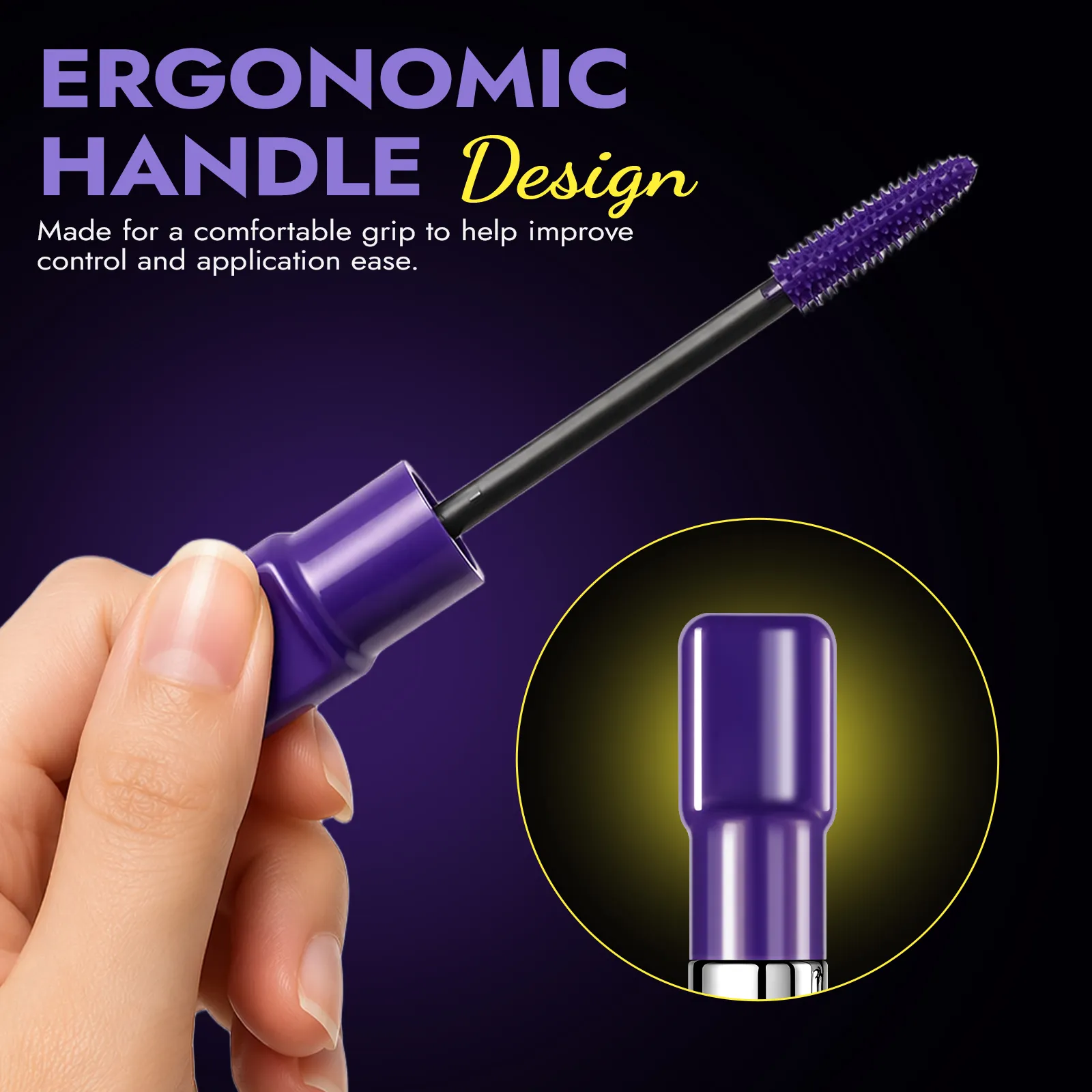 Silkefiber matblå mascara Farverig stor børste Forlæng øjenvipper Vandtæt Holder hurtigt tør GrønPink Curling Mascara Makeup
